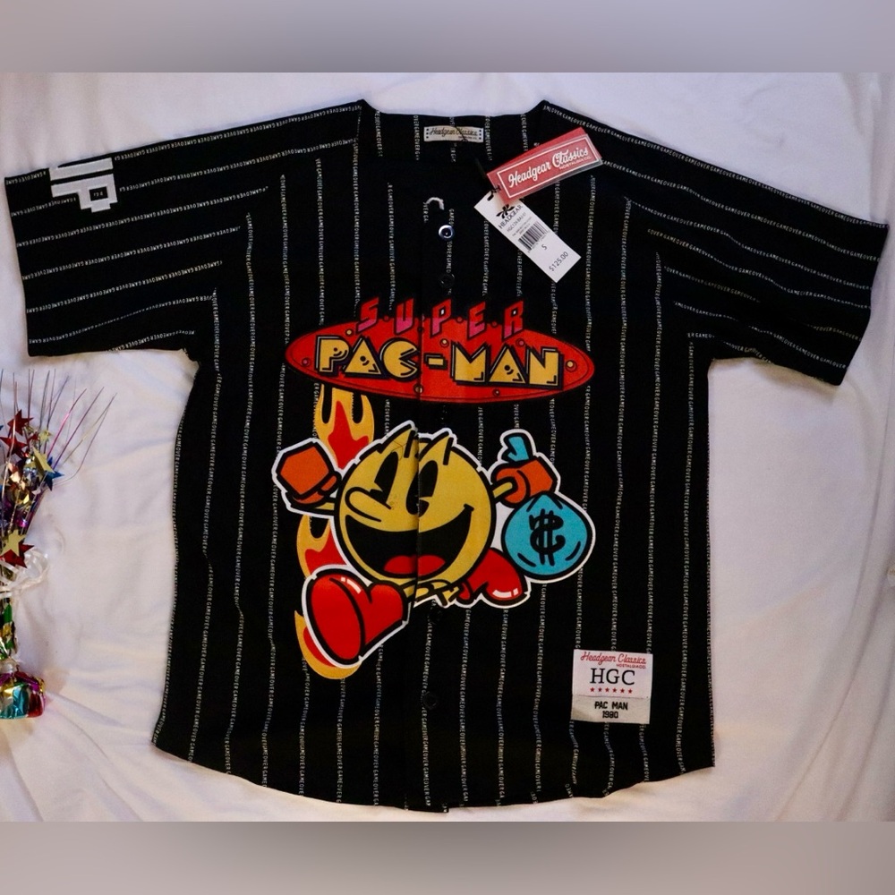 Headgear Classics Jersey Super Pac-Man NWT MSRP $125